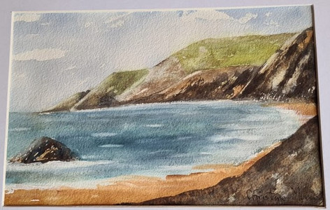 Christine M, reminder of summer, mixed media.jpg